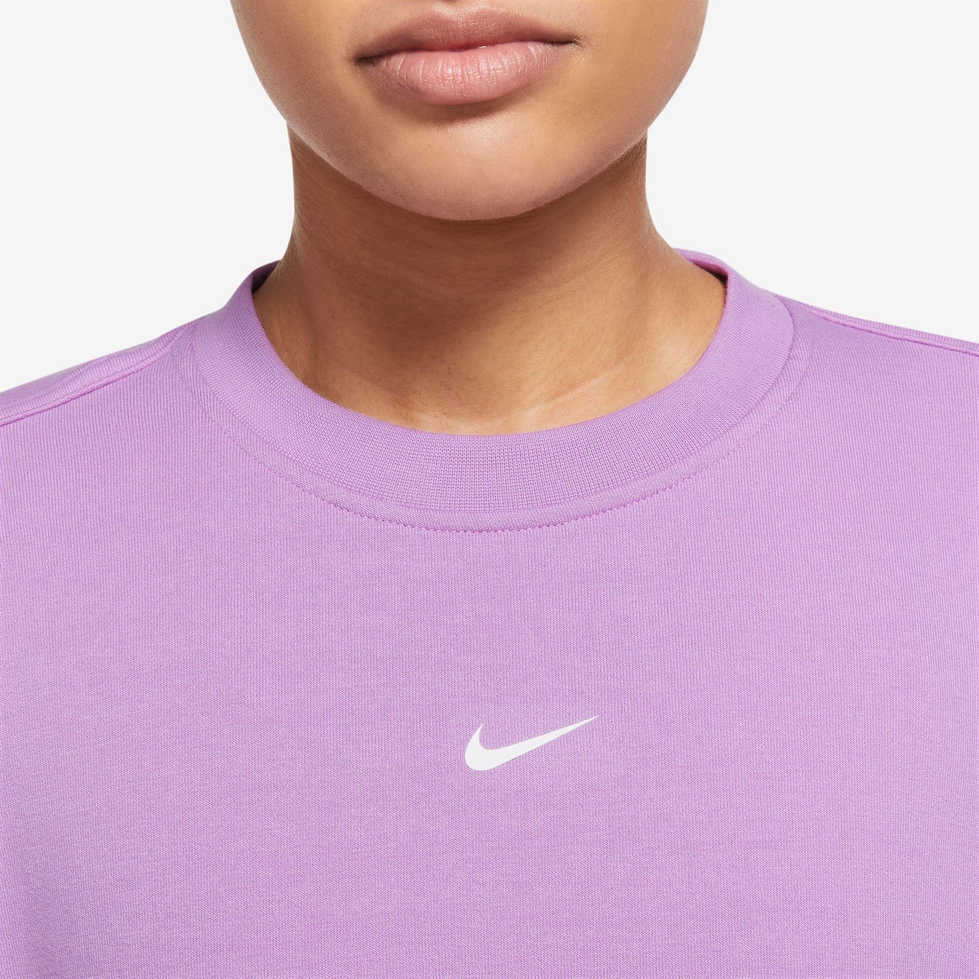Nike One Dri-FIT Women's Crew Sweat in Purple - WIT Fitness